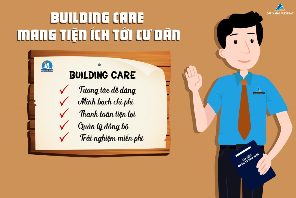 phần mềm tiện ích chung cư Building Care